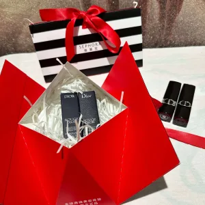 Luxury Dior Formal Wear Red