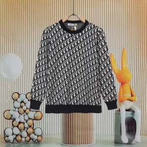 Luxury Super Clone Dior Sweater Black