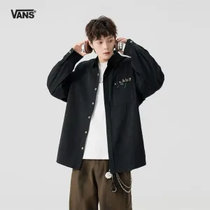 High Quality Vans Shirts Red Cotton