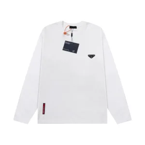 High Quality Luxury Prada Cotton Long Sleeves For Fall