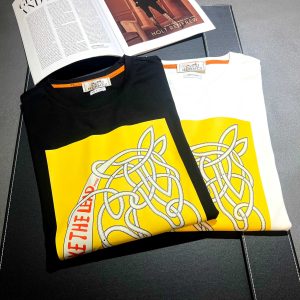 Luxury Designer Hermès Cotton Long Sleeves For Autumn