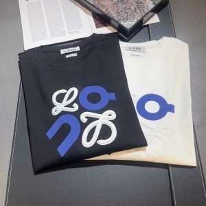 High Quality Luxury Loewe Cotton Long Sleeves For Autumn
