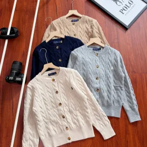 Luxury Ralph Lauren Outerwear Red Cotton Pure Wool Spring Autumn Winter