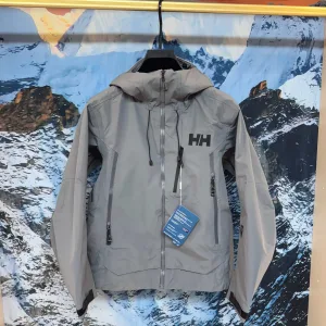AAA Helly Hansen Jacket Red Adhesive Water-Repellent Fabric Professional Outdoor