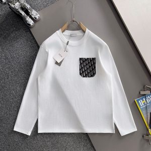 Aaa Designer Dior Cotton Long-Sleeved T-Shirt For Fall