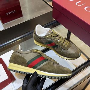 Luxury Gucci Cowhide Sneakers