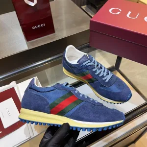 Designer Luxury Gucci Sneakers Top-Grain Cowhide