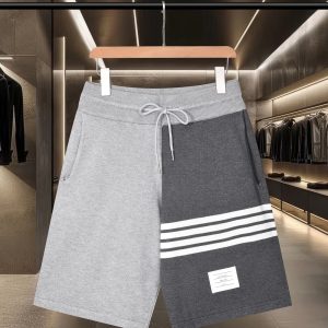 High Quality Designer Thom Browne Knit Fabric Shorts