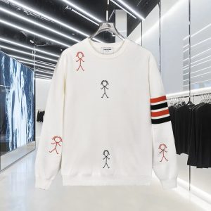 Designer Aaa Thom Browne Wool Long-Sleeved Shirts For Spring
