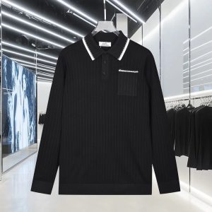 Aaa High Quality Hermès Wool Long-Sleeved Shirts For Autumn