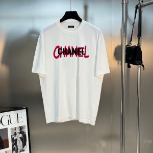 High Quality Chanel Cotton Short-Sleeved T-Shirt