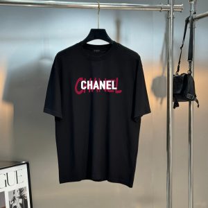 Luxury Aaa Chanel Cotton Short-Sleeved T-Shirt