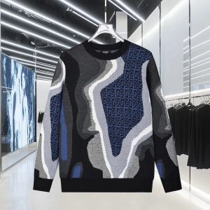 Luxury Fendi Wool Long-Sleeved Shirts For Autumn