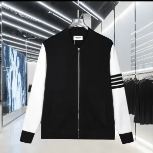 Luxury Thom Browne Wool Long-Sleeved Shirts For Fall