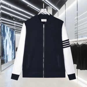High Quality Thom Browne Wool Long-Sleeved Shirts For Fall
