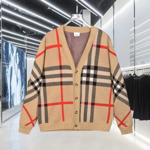 High Quality Luxury Burberry Plaid Long-Sleeved Shirts For Fall