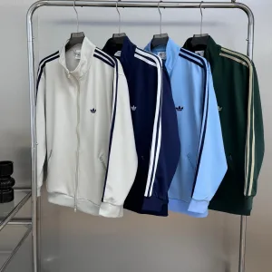 Super Clone AAA Adidas Coat Red Jacquard Autumn Winter Early