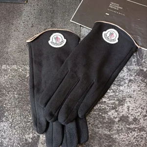 Designer Reps Moncler Gloves Black Fleece Soft And Smooth Autumn Winter