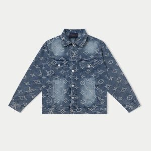 Luxury Louis Vuitton Denim Coat