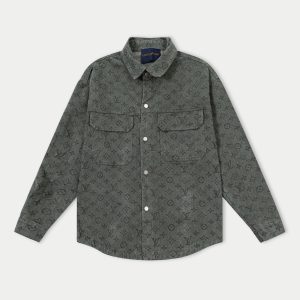 Luxury Aaa Louis Vuitton Denim Coat