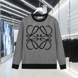 Designer Aaa Loewe Jacquard Long-Sleeved Shirts For Fall