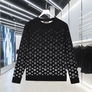 Aaa Louis Vuitton Jacquard Long-Sleeved Shirts For Fall
