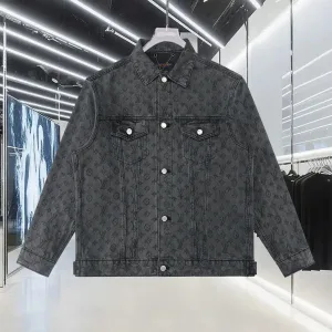 Designer Louis Vuitton Outerwear Red Jacquard Denim