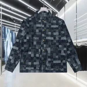 Super Clone Louis Vuitton Outerwear Ash Jacquard