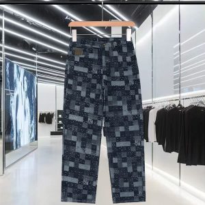 Luxury Louis Vuitton Denim Trousers For Fall