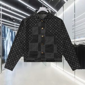 Luxury High Quality Louis Vuitton Denim Outerwear