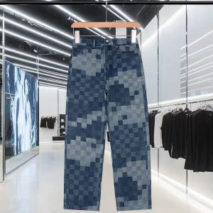 High Quality 1:1 Louis Vuitton Jacquard Trousers