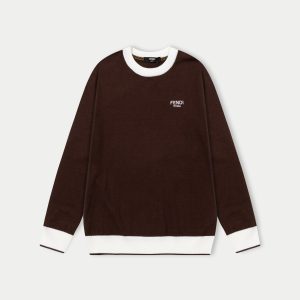 High Quality Designer Fendi Wool Sweater For Autumn