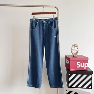 Luxury Adidas Jeans Red Denim