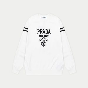 Luxury Aaa Prada Wool Sweater For Autumn
