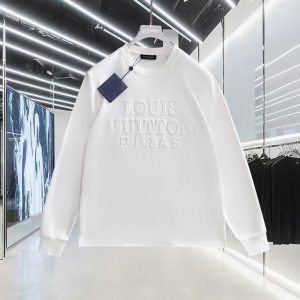 Aaa Louis Vuitton Cotton Long-Sleeved T-Shirt For Fall