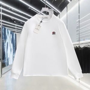 Aaa Moncler Cotton Long-Sleeved T-Shirt For Autumn