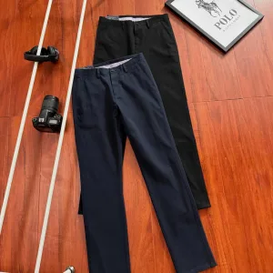 Reps Ralph Lauren Dress Trousers Blue Tencel Fabric Slim Fit