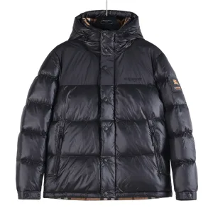 AAA High Quality Burberry Down Jacket Brown Goose Autumn Winter Patch