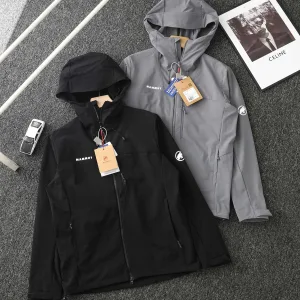 AAA Mammut Coat Red Side Pockets