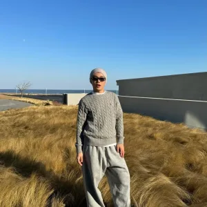 Reps Ralph Lauren Sweater Red Easy To Match Embroidery