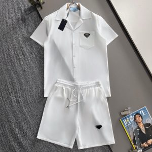 Luxury Designer Prada Cotton Set For Summer