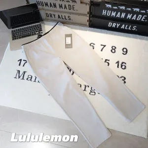 Luxury AAA Lululemon Sweatpants Red Quick-Drying