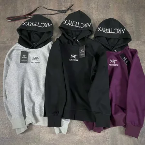 Reps High Quality Archaeopteryx Hoodie Red Double-Sided Fabric Relaxed Fit