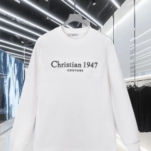 Aaa High Quality Dior Cotton Long-Sleeved T-Shirt For Fall