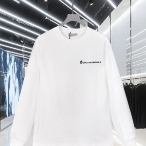 Aaa Designer Moncler Cotton Long-Sleeved T-Shirt For Autumn