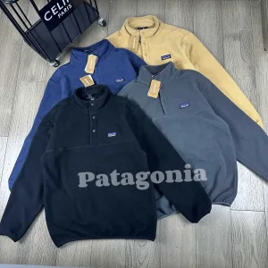 Super Clone Patagonia Outerwear Red Fleece Fabric Autumn Winter Warm