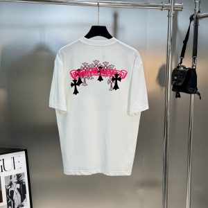 Designer Chrome Hearts Cotton Short-Sleeved T-Shirt