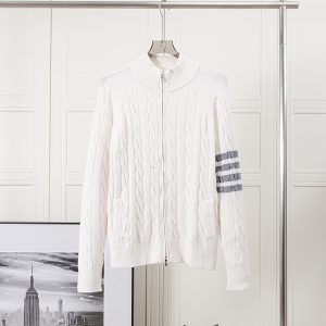 1:1 Aaa Thom Browne Knit Fabric Outerwear