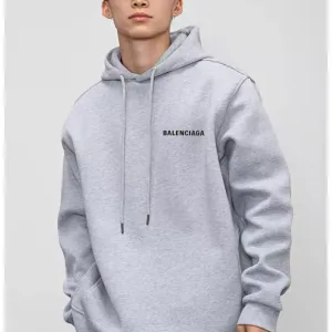 High Quality AAA Balenciaga Hoodie Red Cotton Autumn