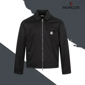 Reps Moncler Coat Red Cotton Polyester Nylon Fiber Gabardine